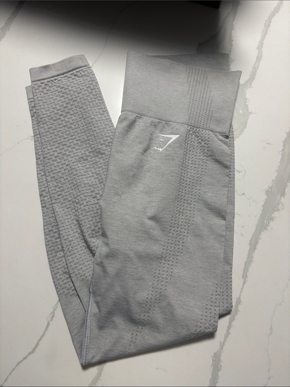 Gymshark Light Gray Seamless High-Waist Leggings